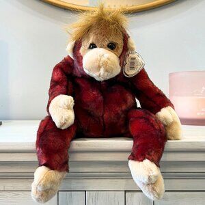 TY Beanie Buddy Baby 14" Schweetheart Red Orangutan Monkey Vintage 1999